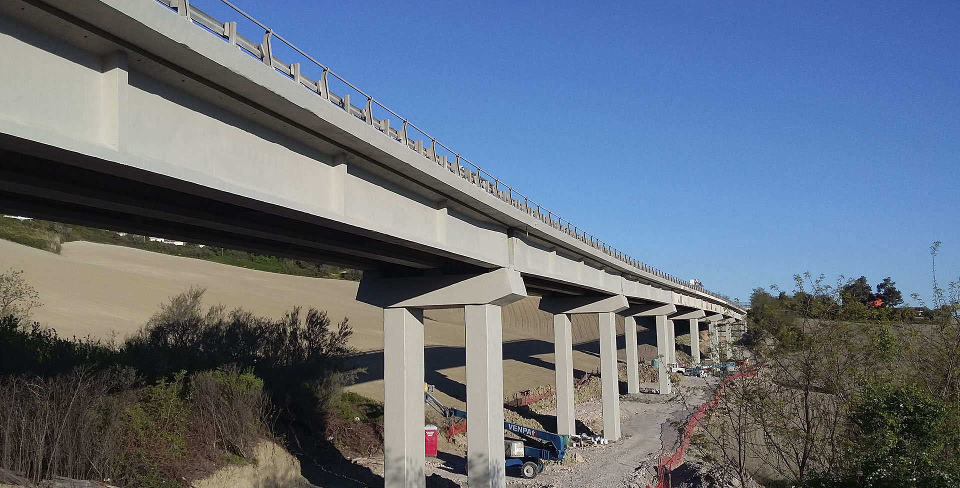 You are currently viewing Intervento di riparazione del viadotto “Barcaglione”